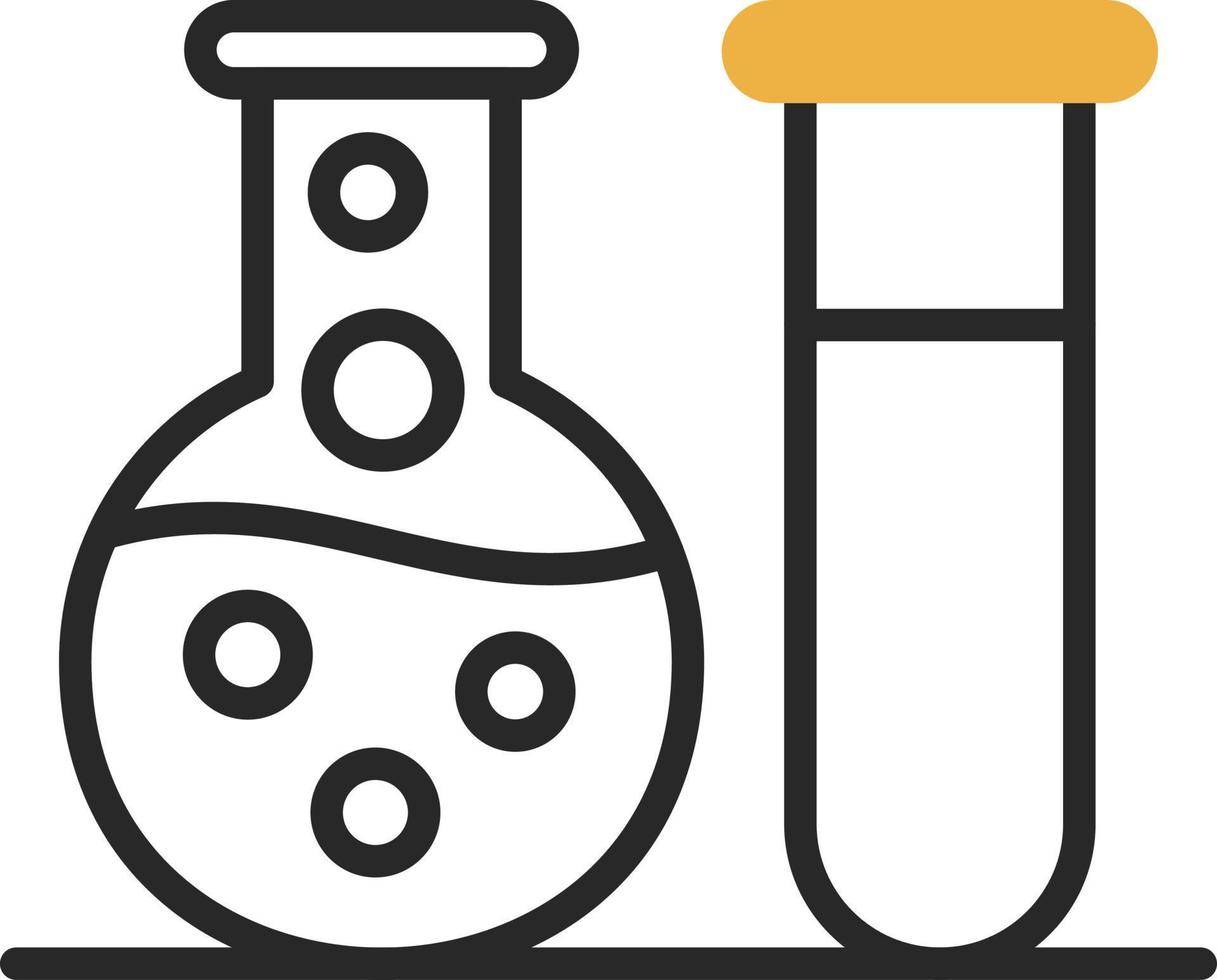 diseño de icono de vector de laboratorio químico