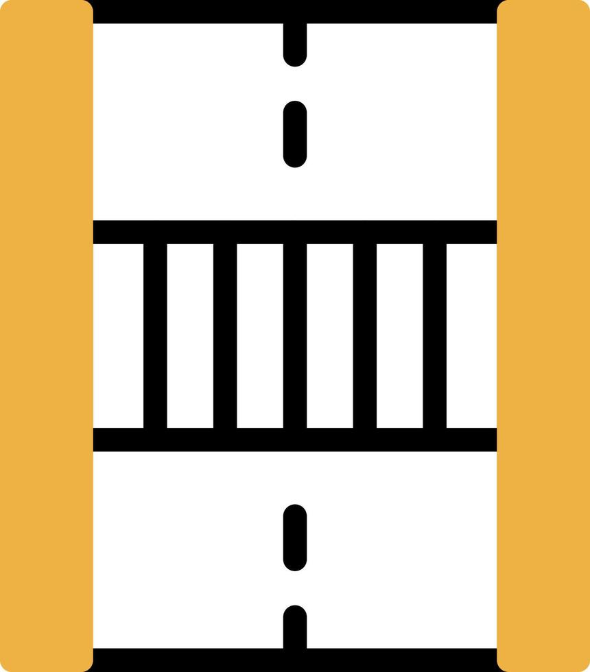 Pedestrian Crossing Vector Icon Design