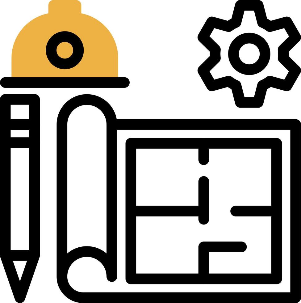 Civil Engenineering Vector Icon Design