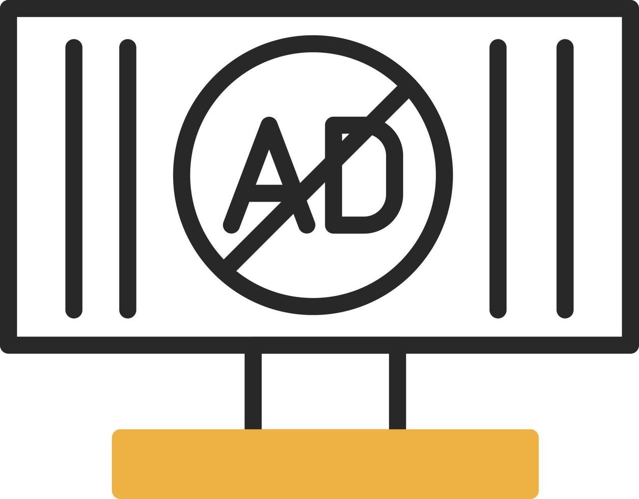 Ad Blocker Vector Icon Design