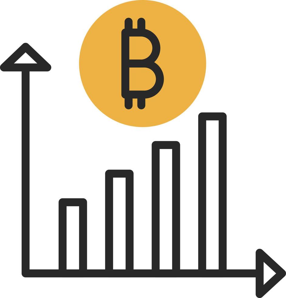 Cryptocurrency Investment Vector Icon Design