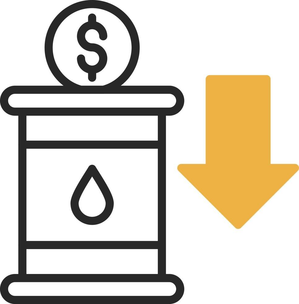 Oil Investing Vector Icon Design