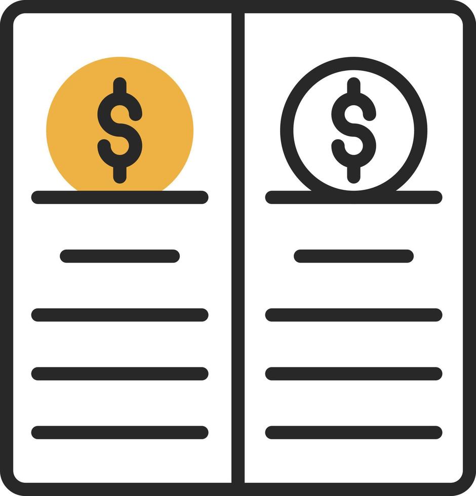 Balance Sheet Vector Icon Design