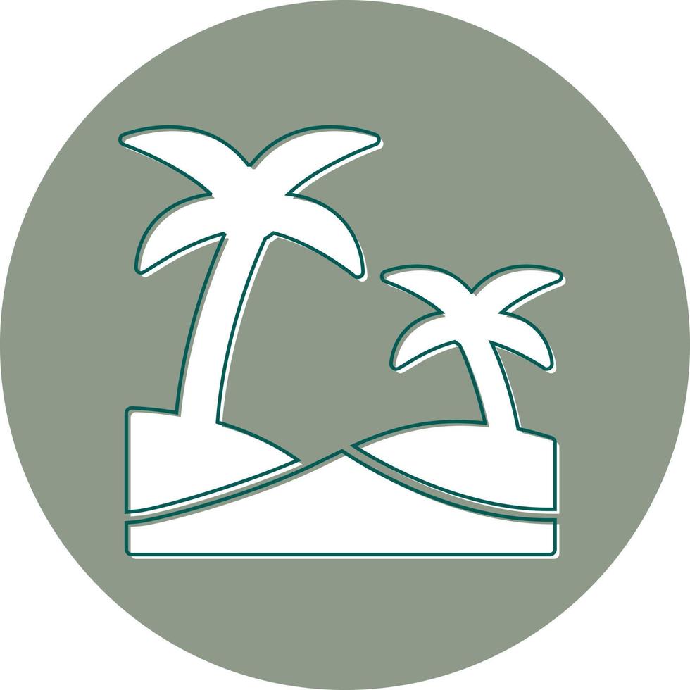 Oasis Vector Icon