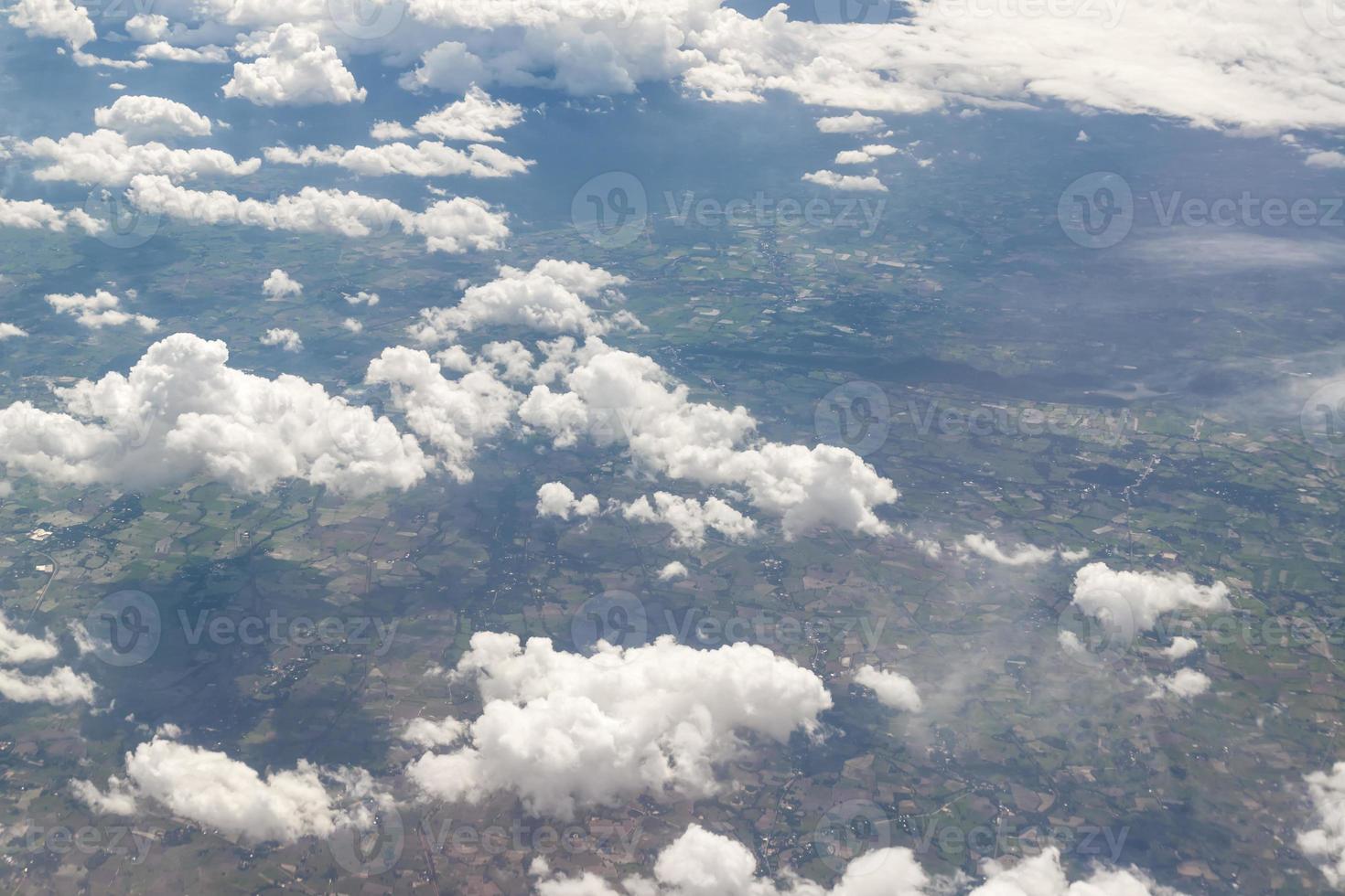 ciudad de vista de pájaro foto