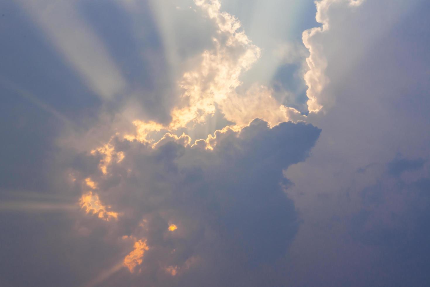 sky and White clouds photo