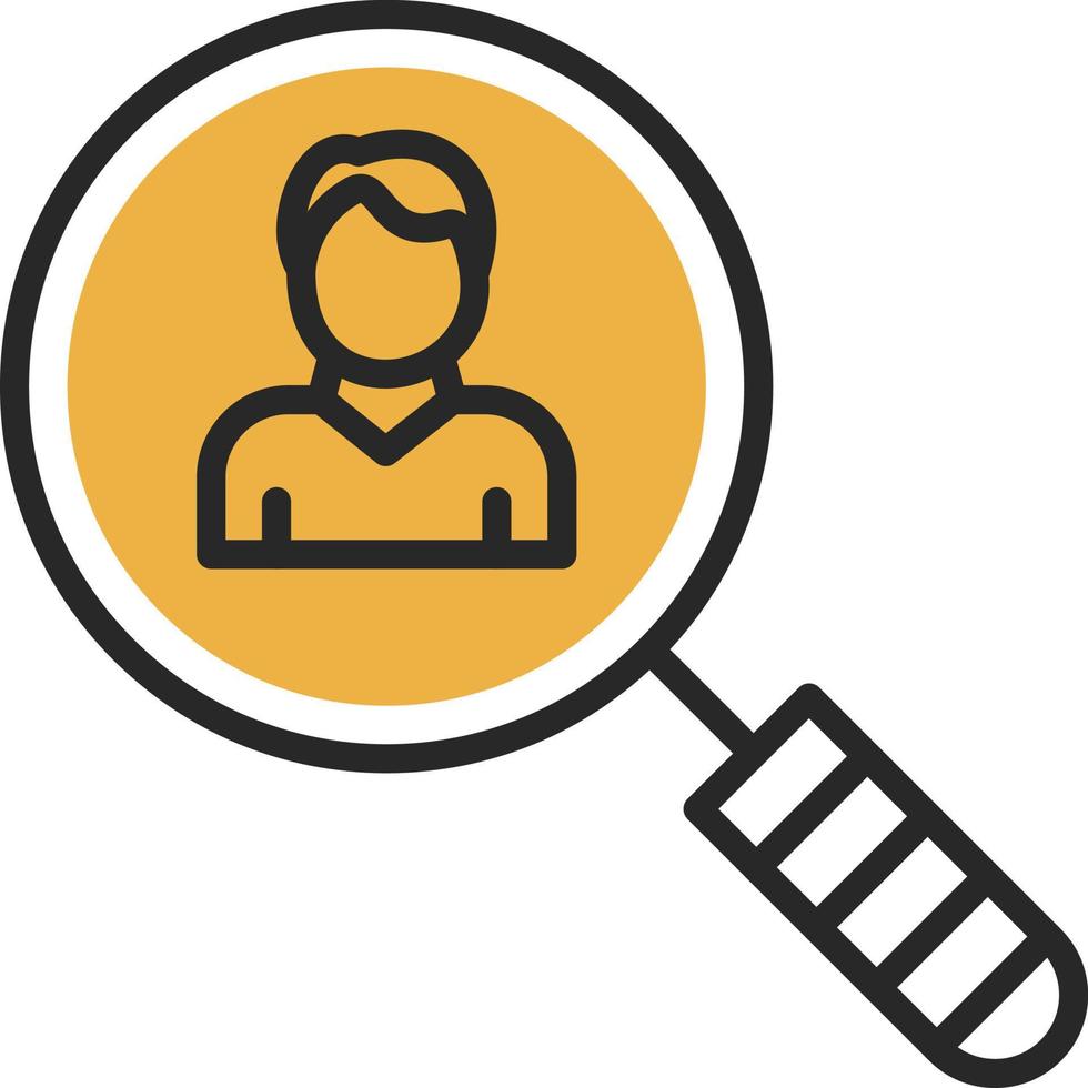 Employee Search Vector Icon Design