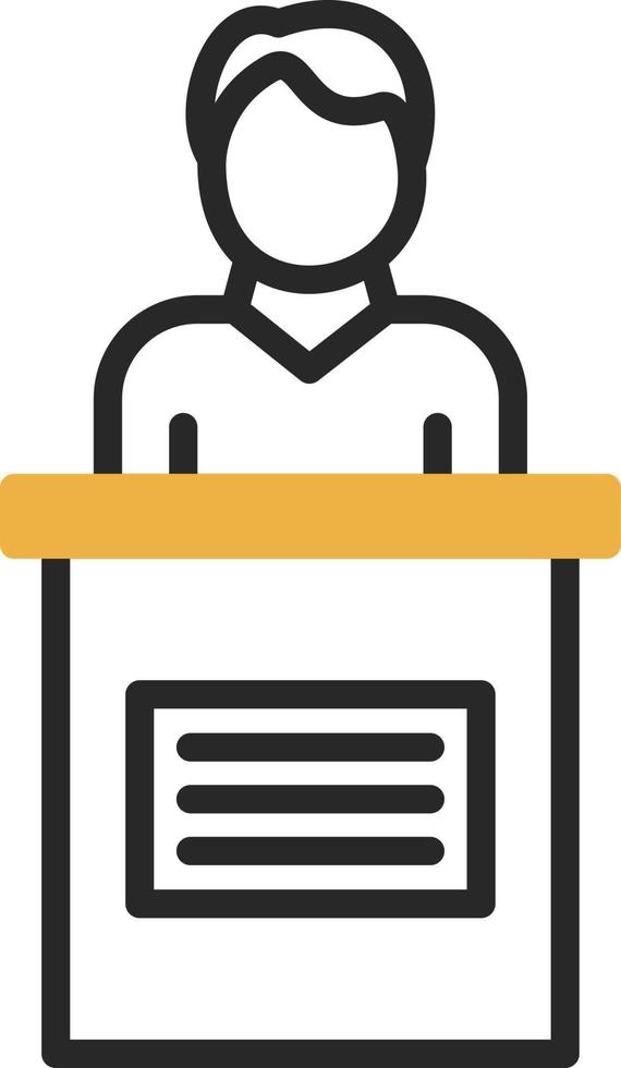 Candidate Male Vector Icon Design