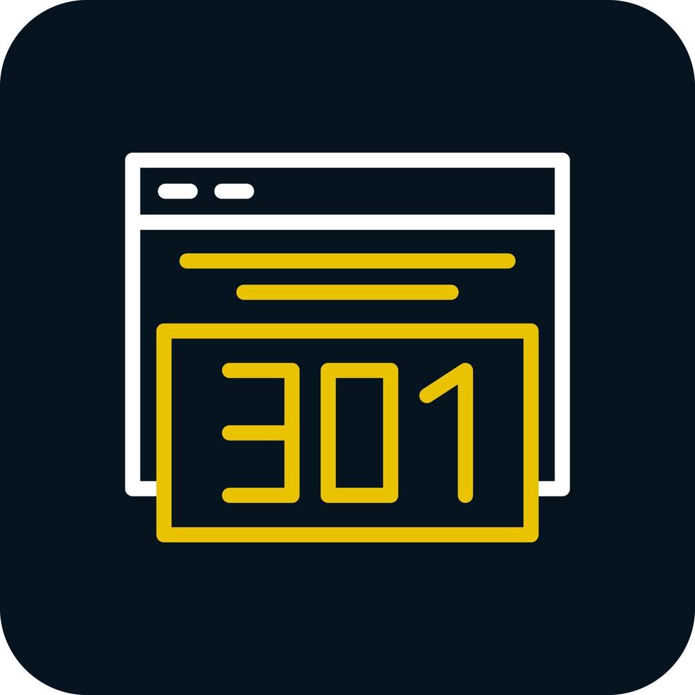 301 Redirect Vector Icon Design