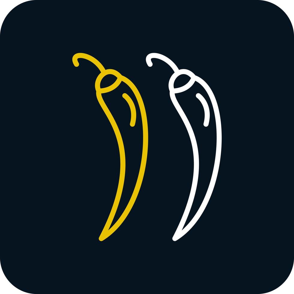 Hot Pepper Vector Icon Design