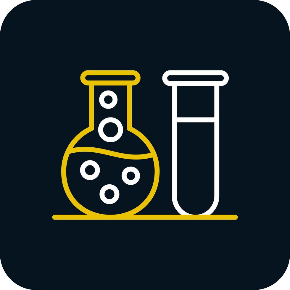 diseño de icono de vector de laboratorio químico