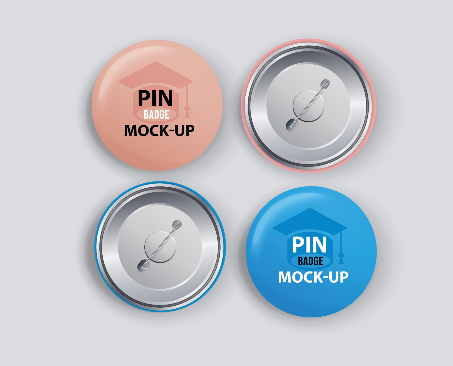 button badge or pinback design with Vector 20802019 Vector Art at Vecteezy