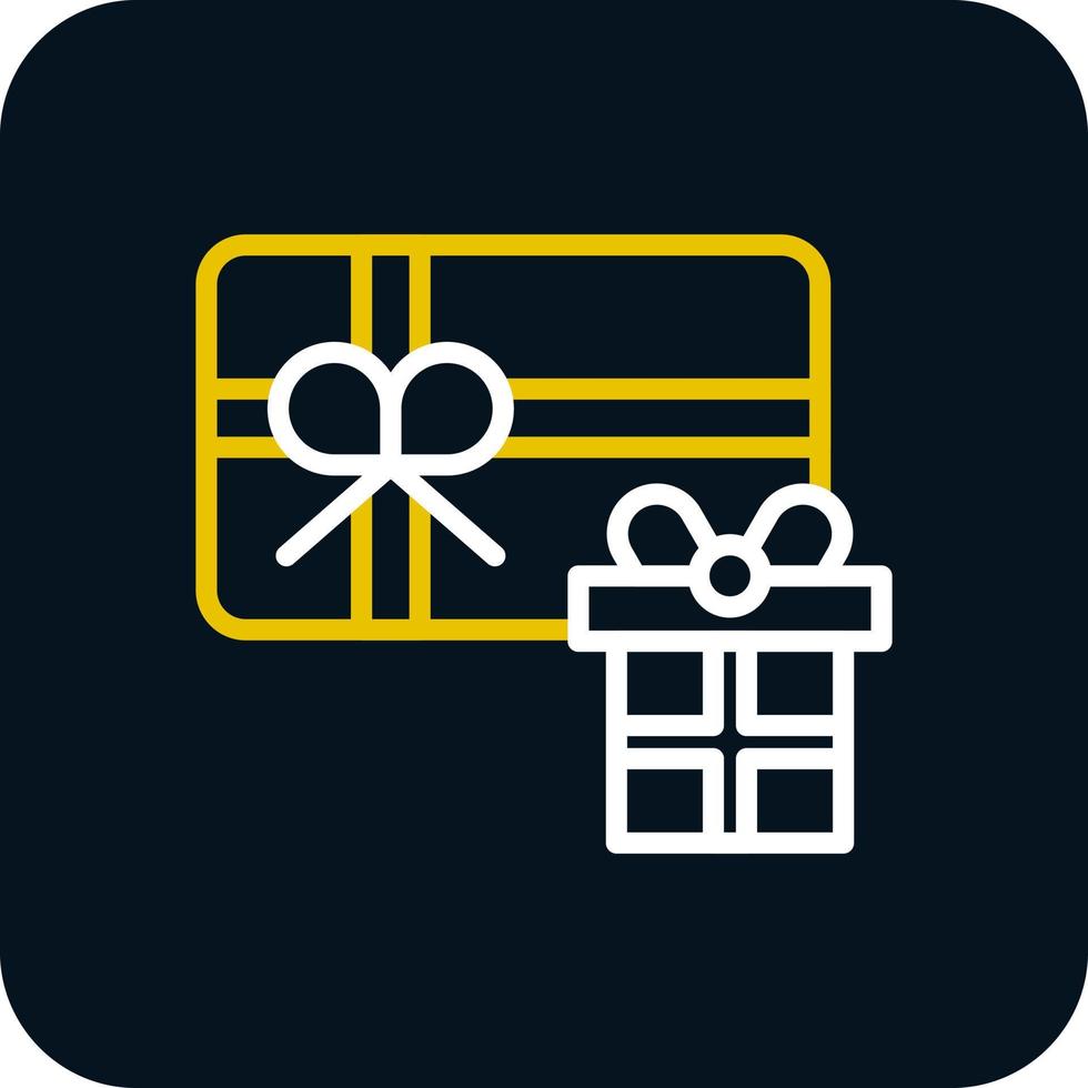 diseño de icono de vector de tarjeta de regalo