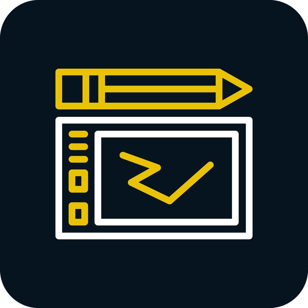 Graphic Tablet Vector Icon Design