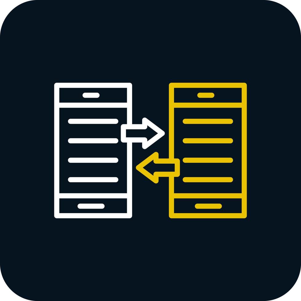 Data Transfer Vector Icon Design