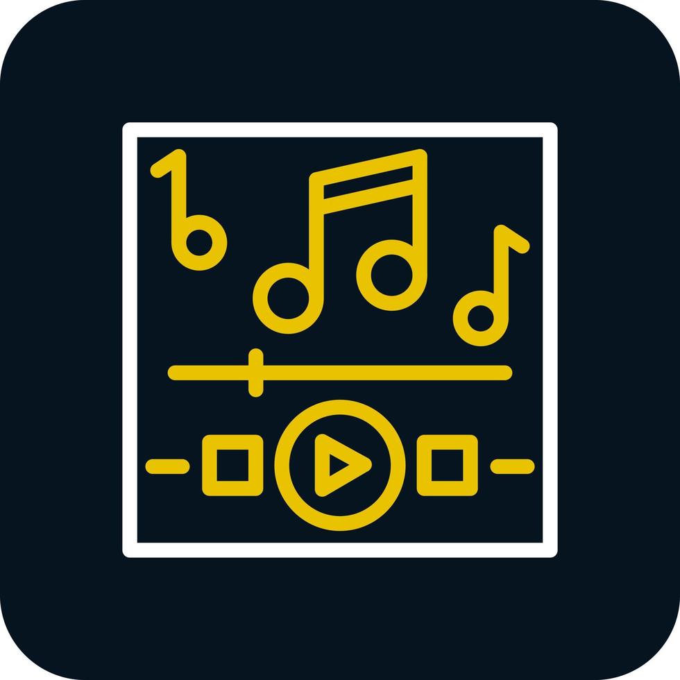 Music Playing Vector Icon Design