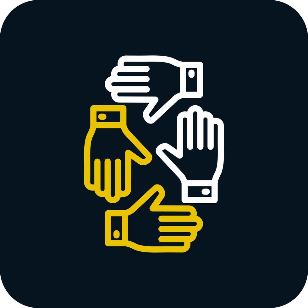Teamwork Vector Icon Design