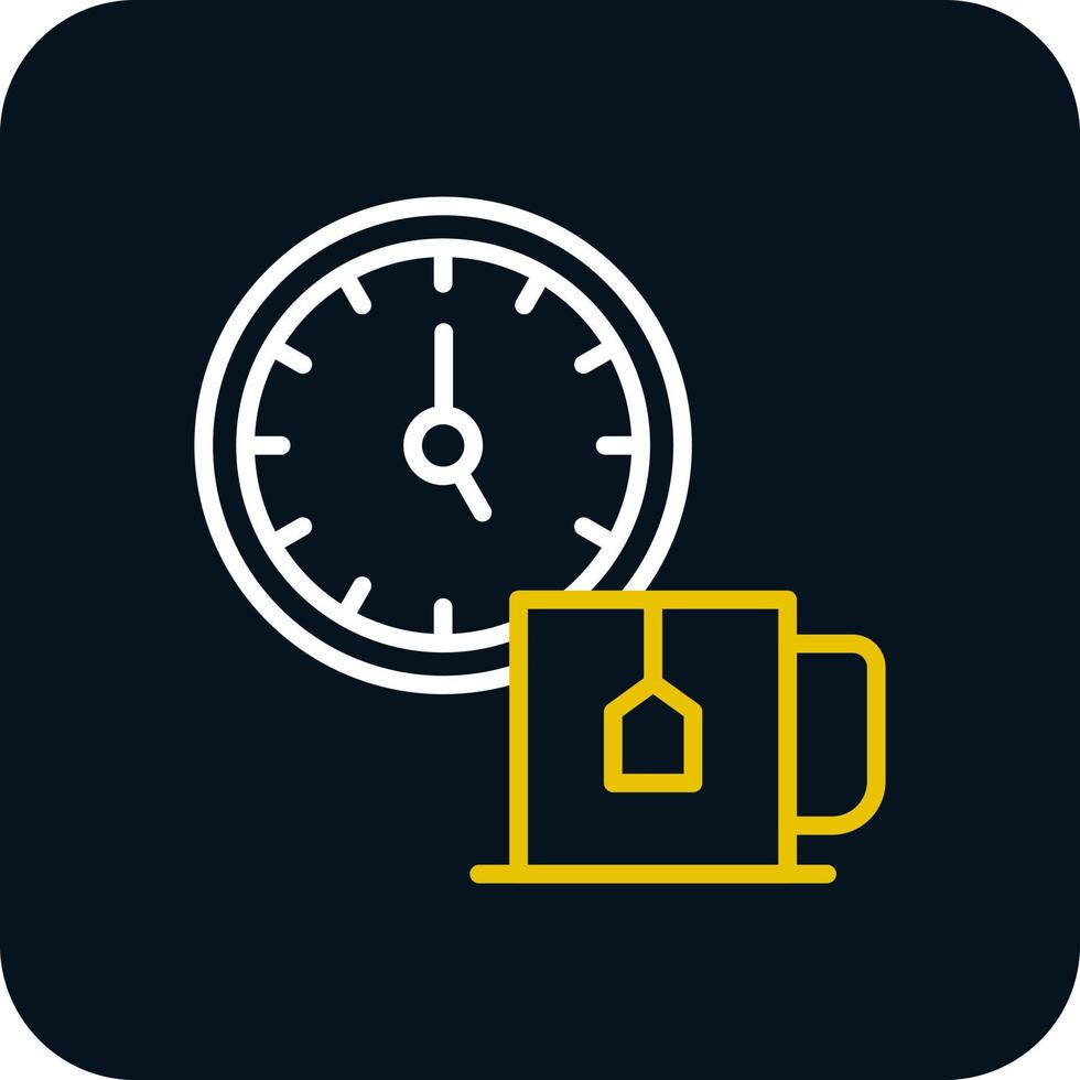 Tea Time Vector Icon Design