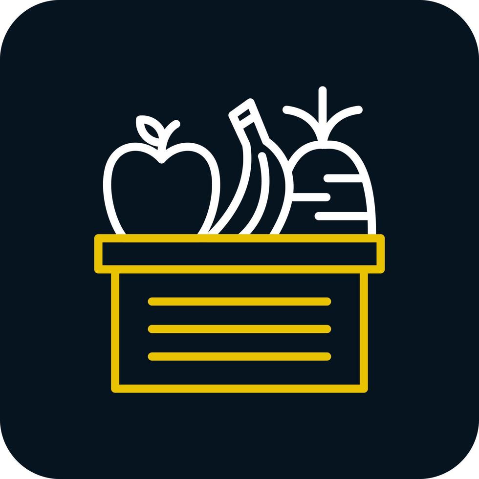 diseño de icono de vector de alimentos saludables