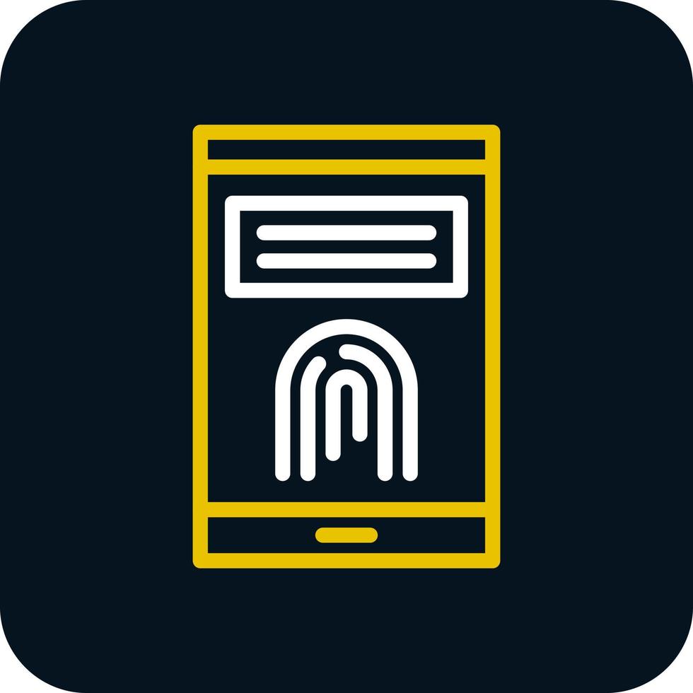 Finger Print Vector Icon Design