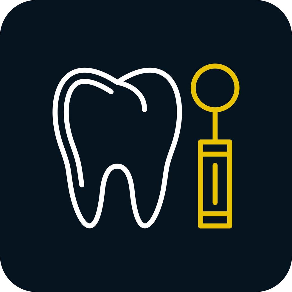 Dentist Mirror Vector Icon Design