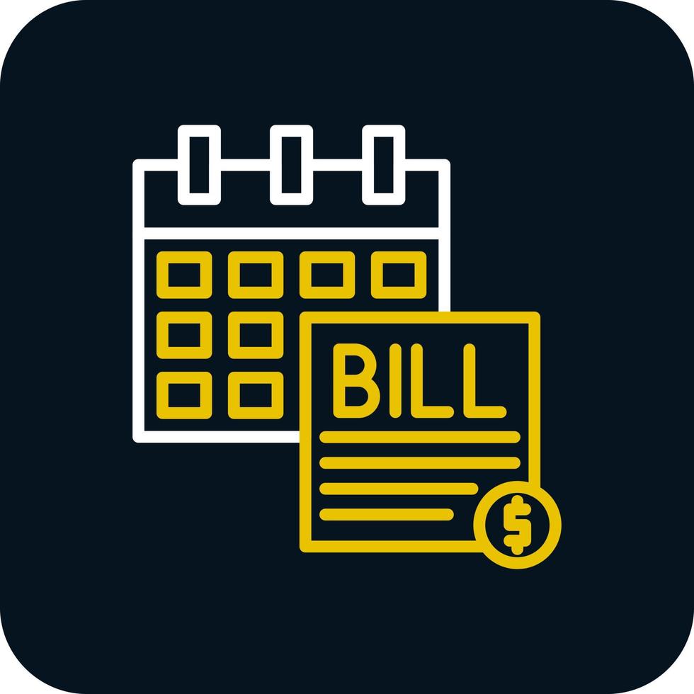 Bill Vector Icon Design