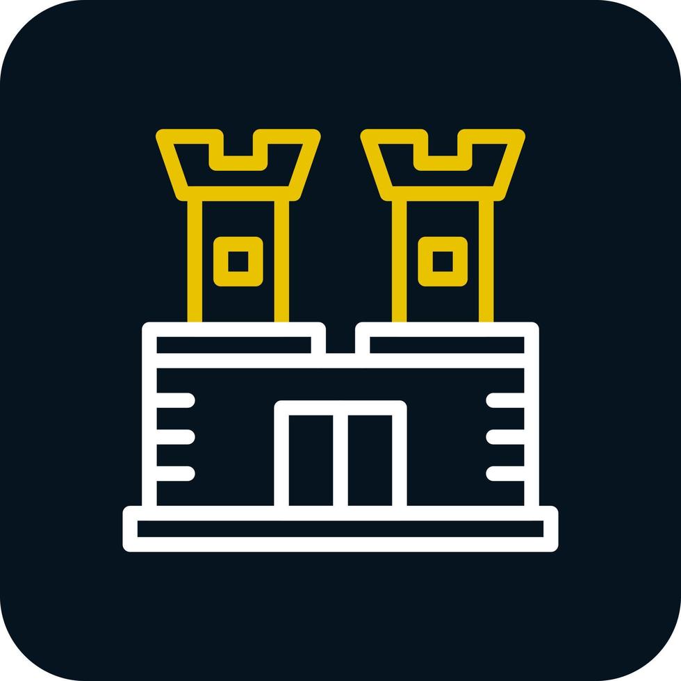 Castle Vector Icon Design