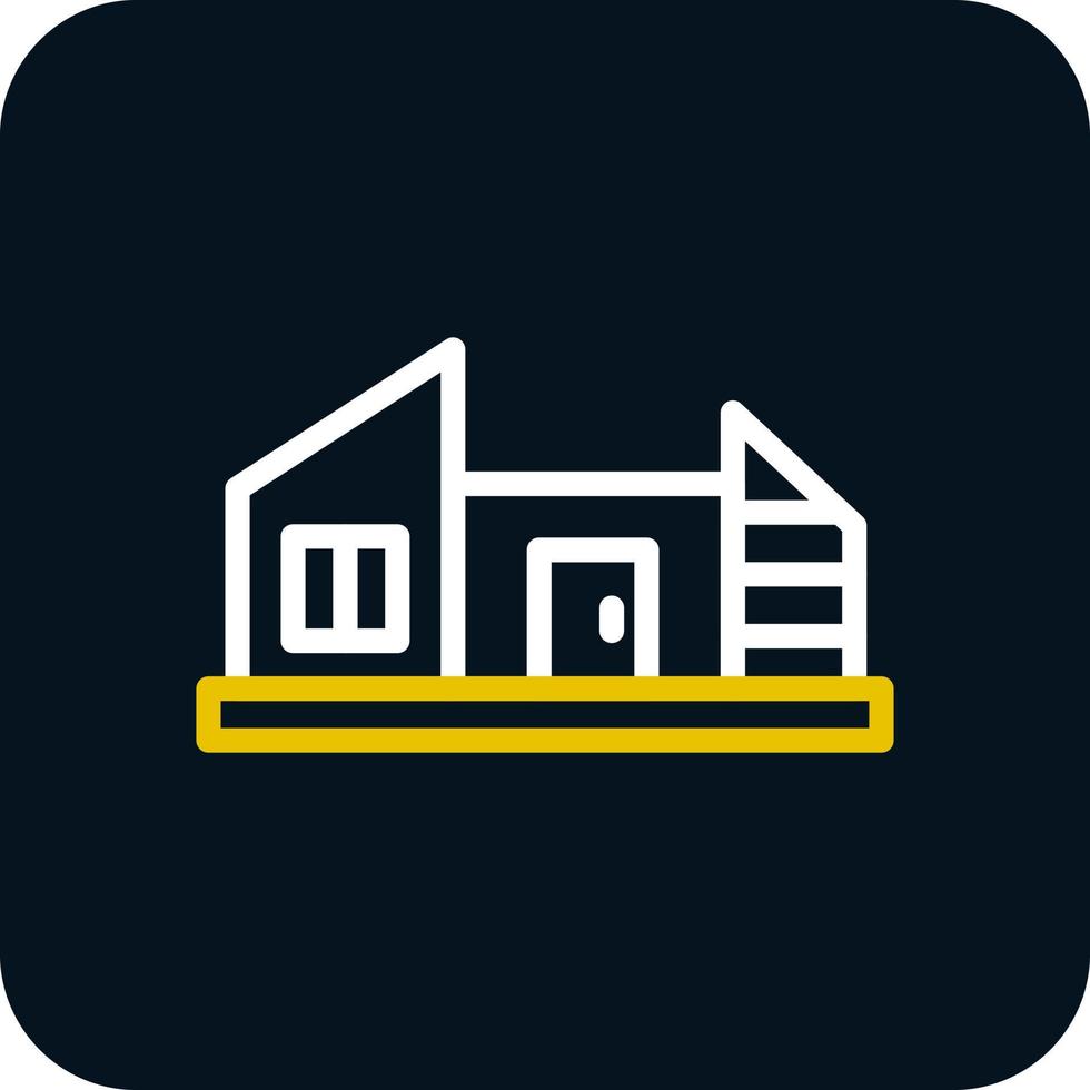 Farm House Vector Icon Design