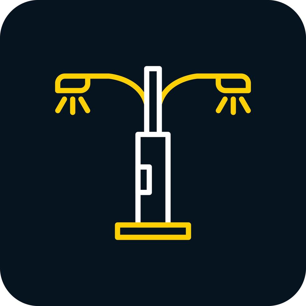 Streetlight Vector Icon Design