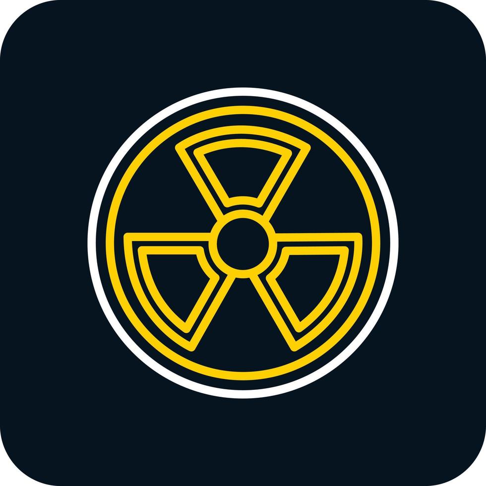 Nuclear Energy Vector Icon Design