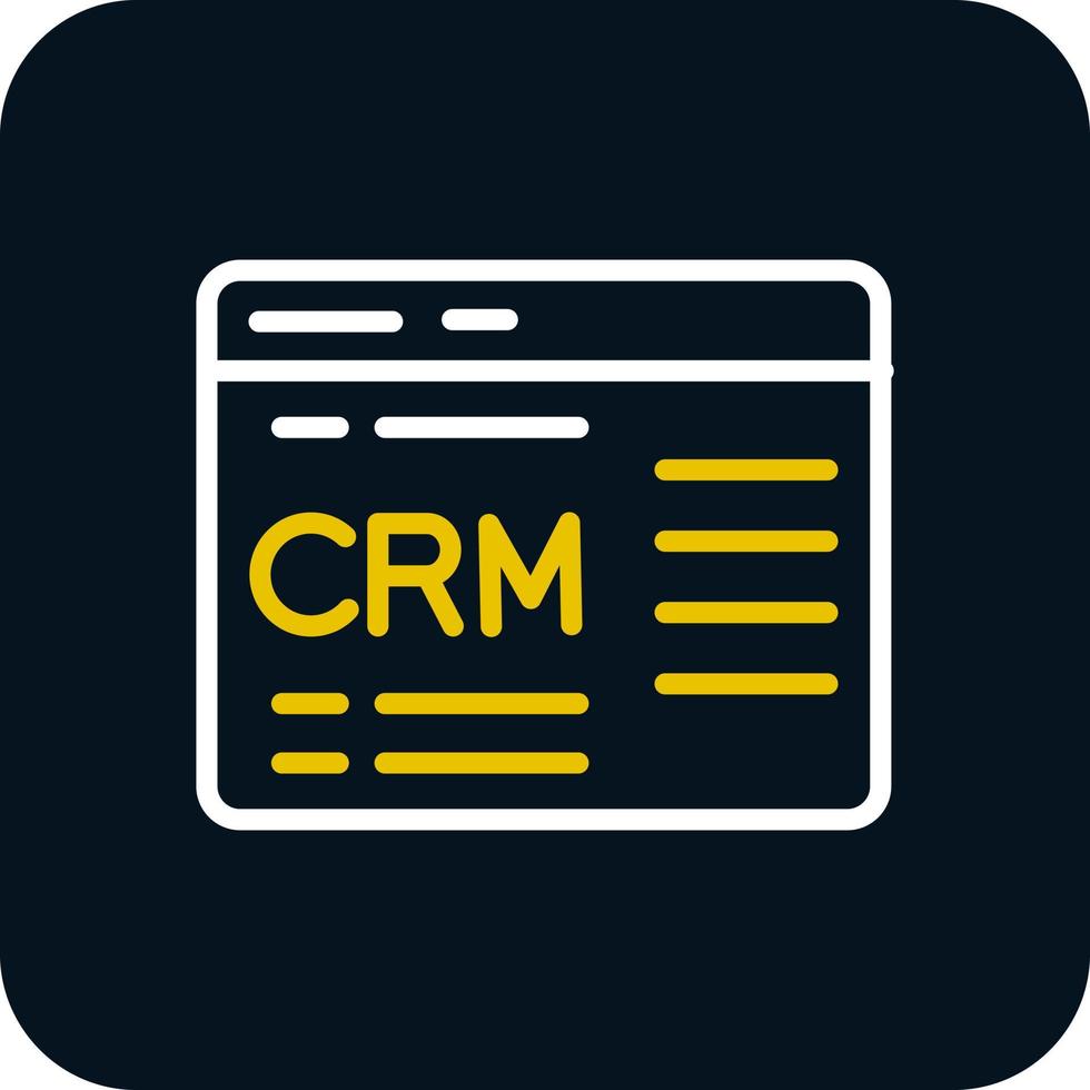 Crm Vector Icon Design