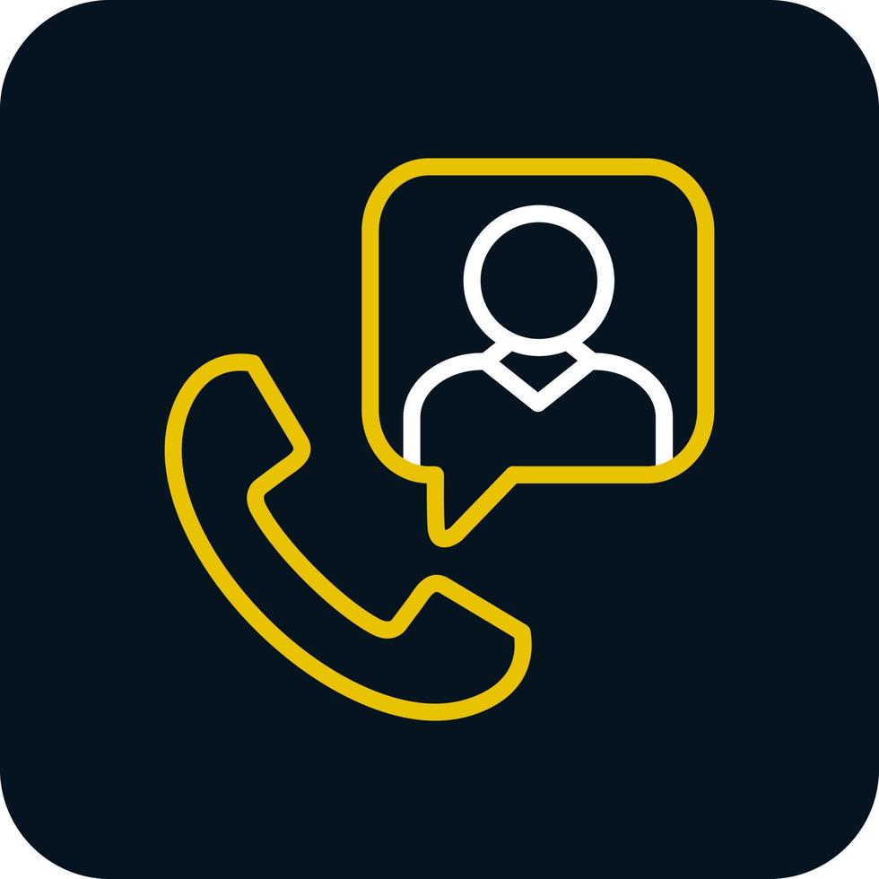 Cold Calling Vector Icon Design