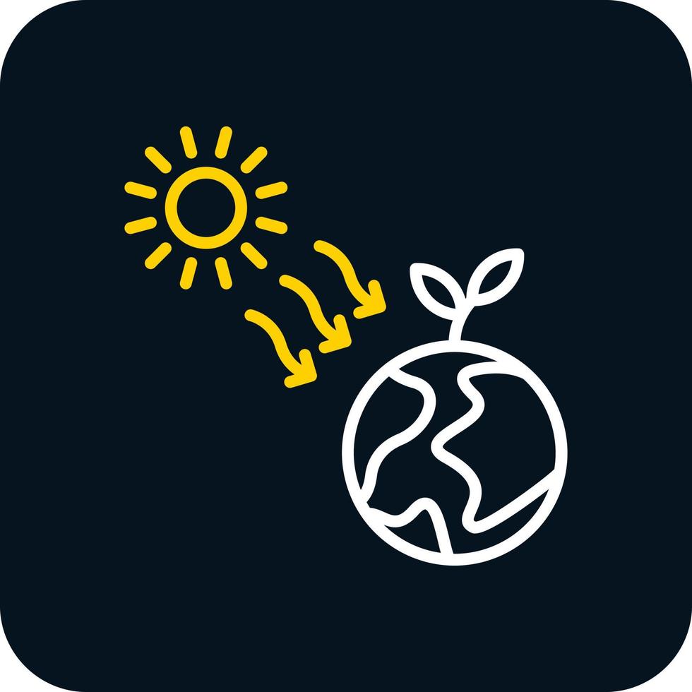 Sun Radiation Vector Icon Design