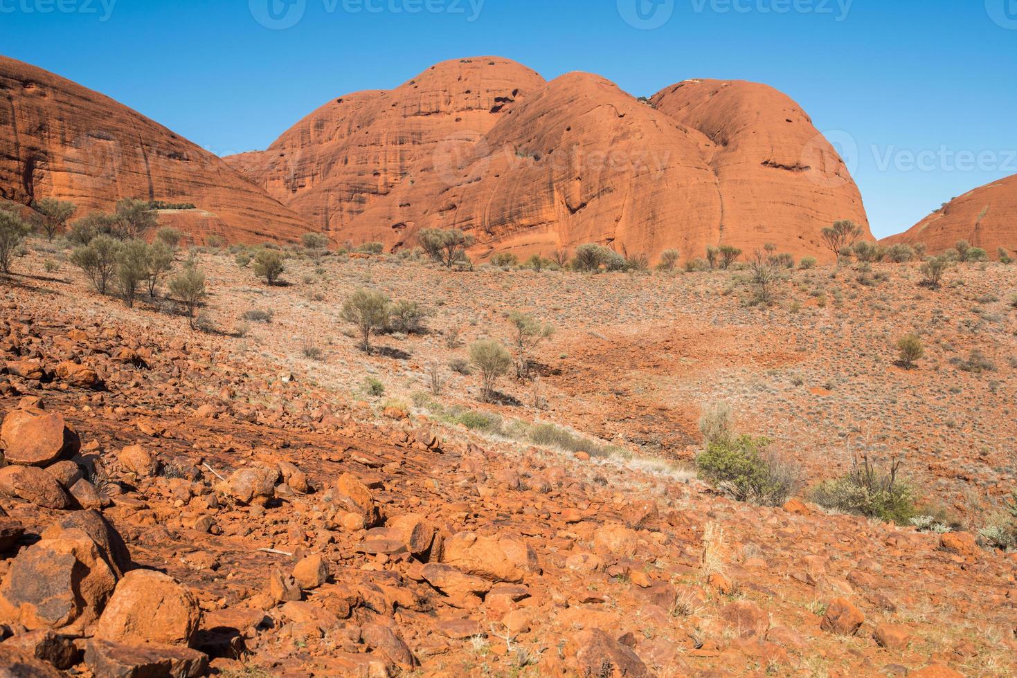 The landscape of Australian outback in Northern Territory state of