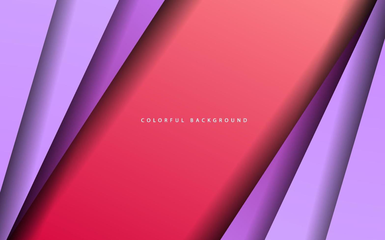 Abstract overlap layer papercut background vector