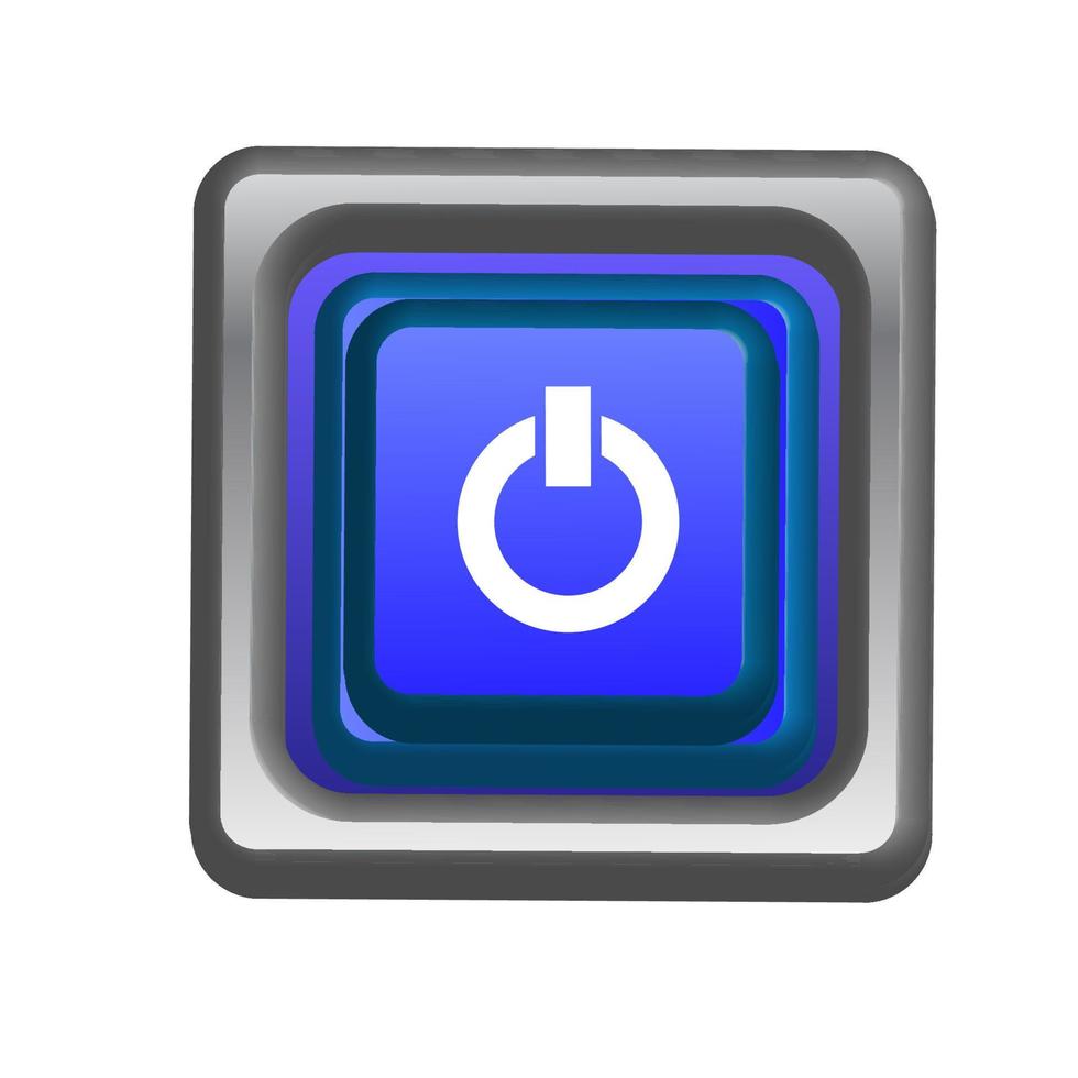 Power button vector illustration