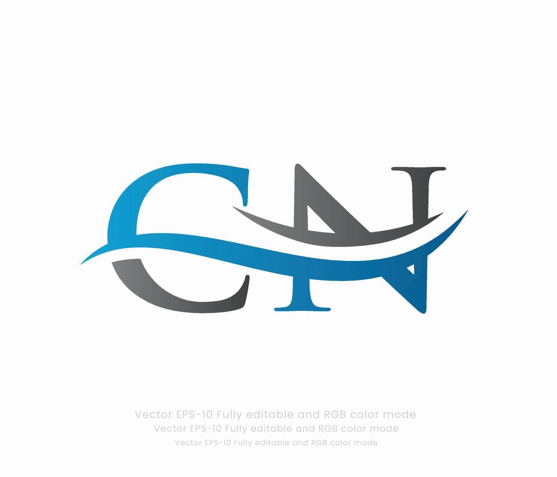 letra C norte vinculado logo vector