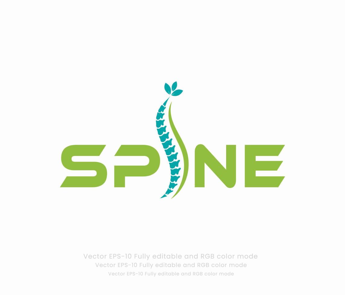 Chiropractic logo or clinic logo vector