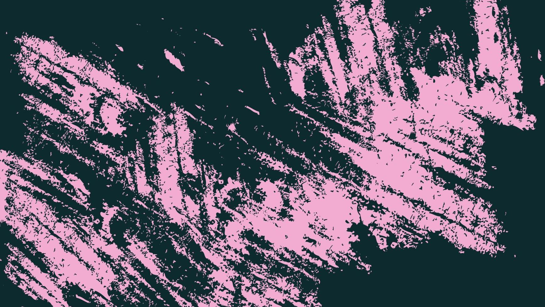 textura grunge rosa abstracta en fondo de diseño negro vector
