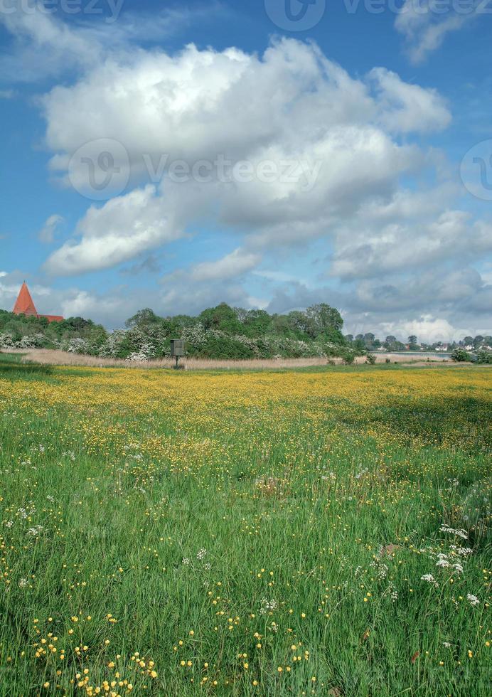 pueblo de kirchdorf,poel isla báltica Mar,Mecklemburgo-Pomerania Occidental, Alemania foto