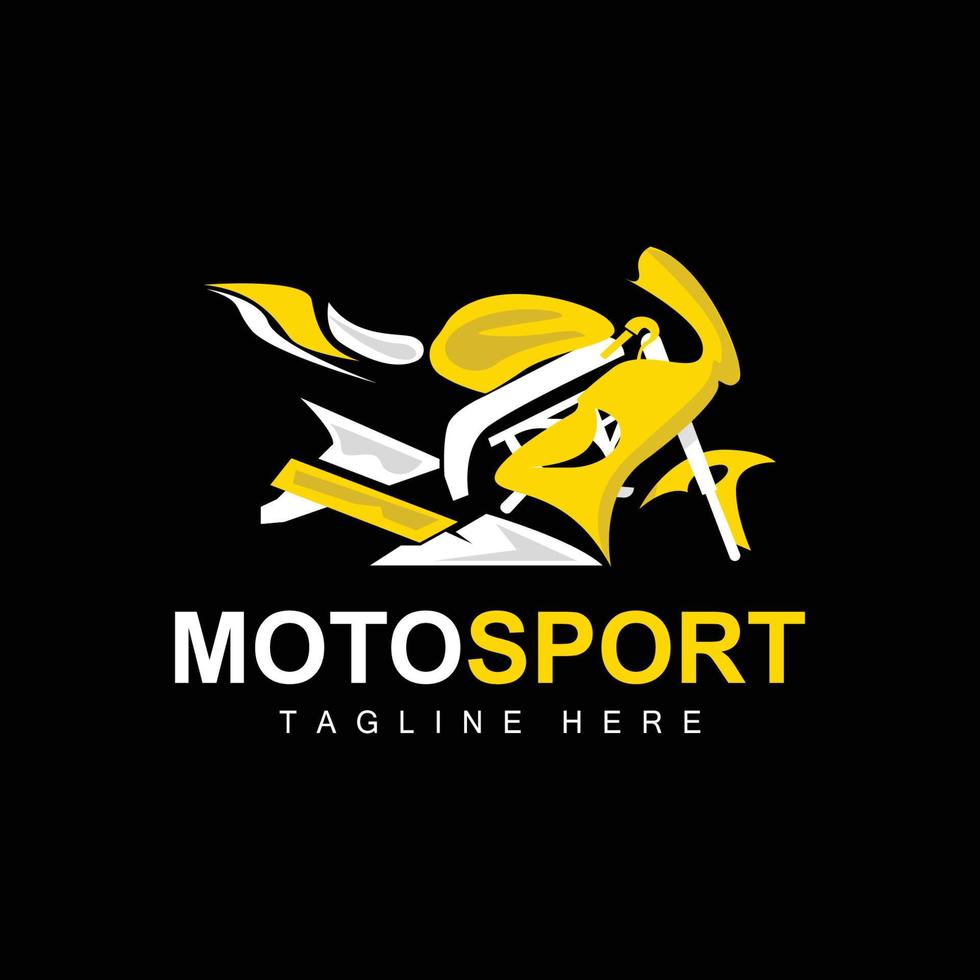 MotoSport Logo, Vector Motor, Automotive Design, Repair, Spare Parts, Motorcycle Team, Vehicle Buying and Selling, and Company Brand