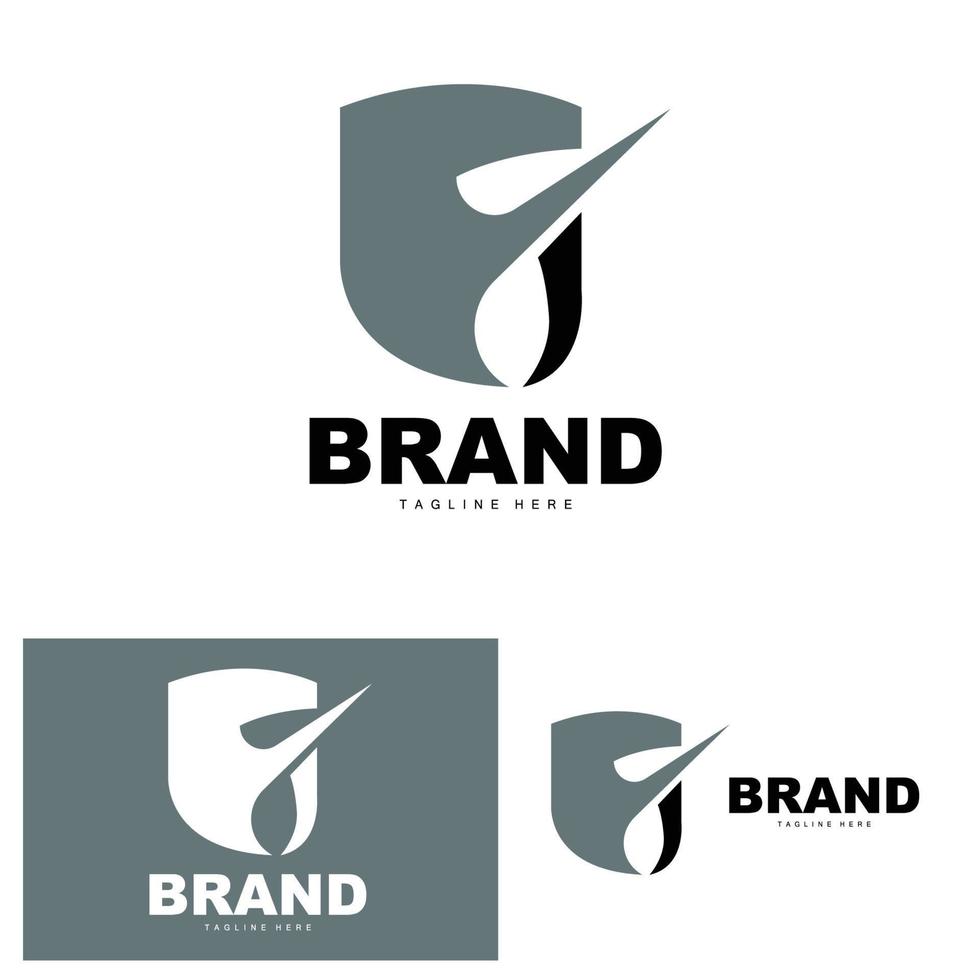 Shield Logo, Antivirus Protection Security Vector, Simple Gaming Logo Shield Design vector