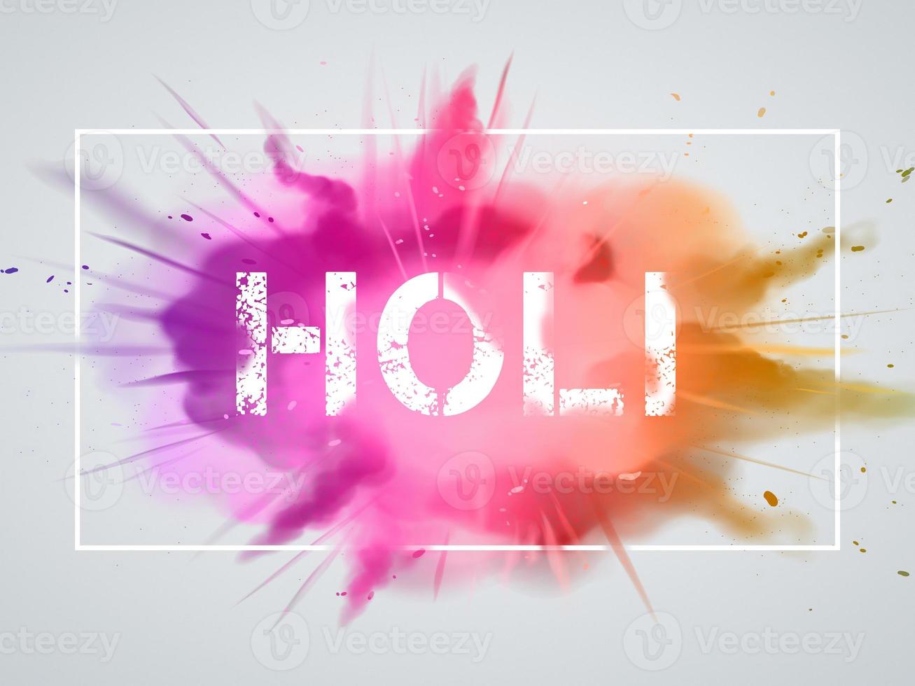 Happy Holi, festival of colors, holi festival india and indian festival idea. photo