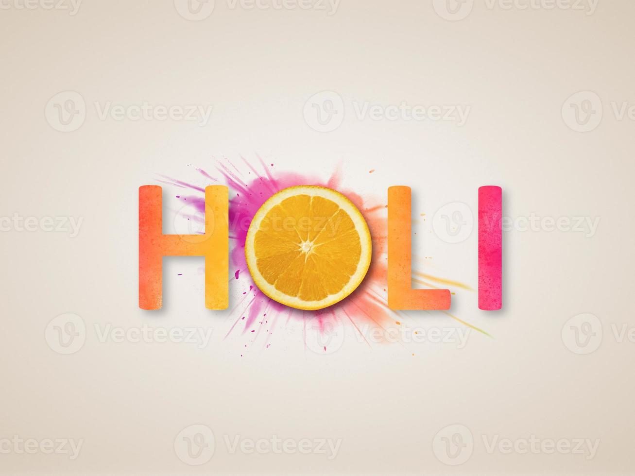 Happy Holi, colorful powder, indian festival and holi festival abstraction. photo