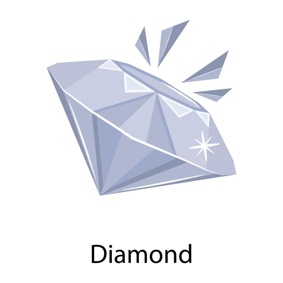 Trendy Diamond Concepts vector