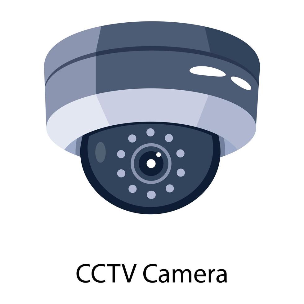 cámara cctv de moda vector