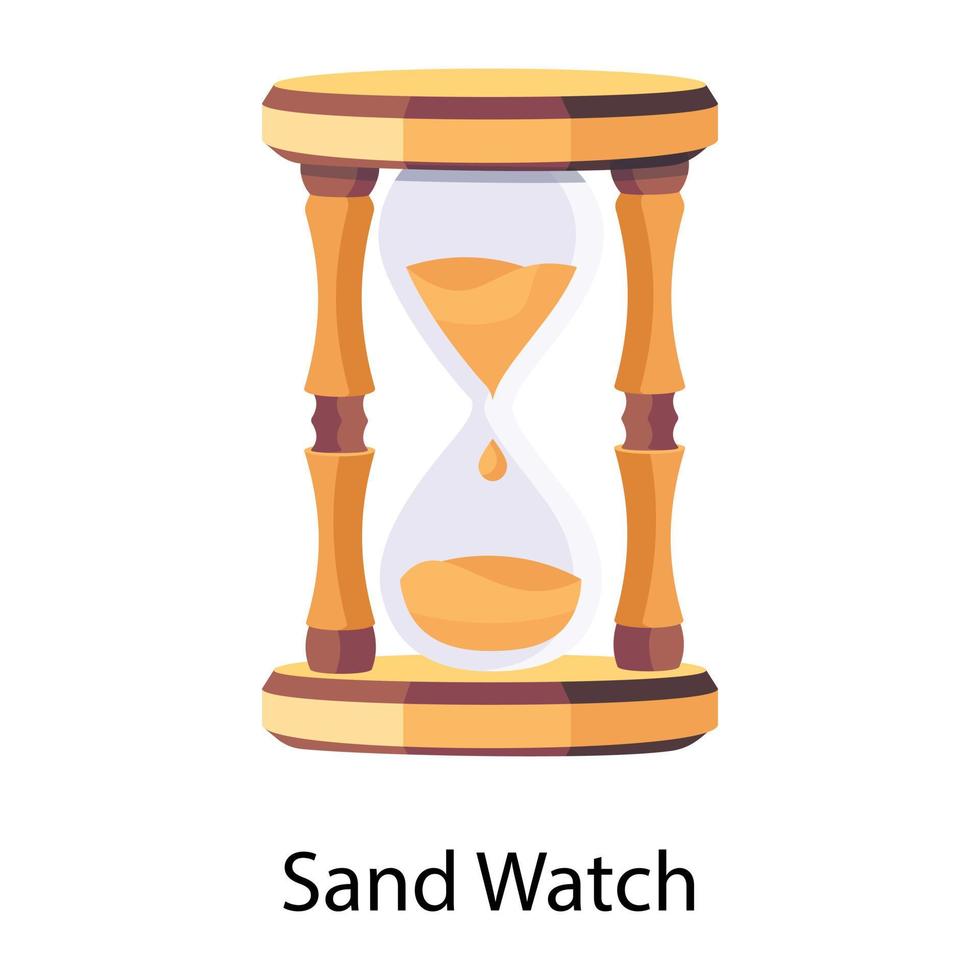 Trendy Sand Watch vector