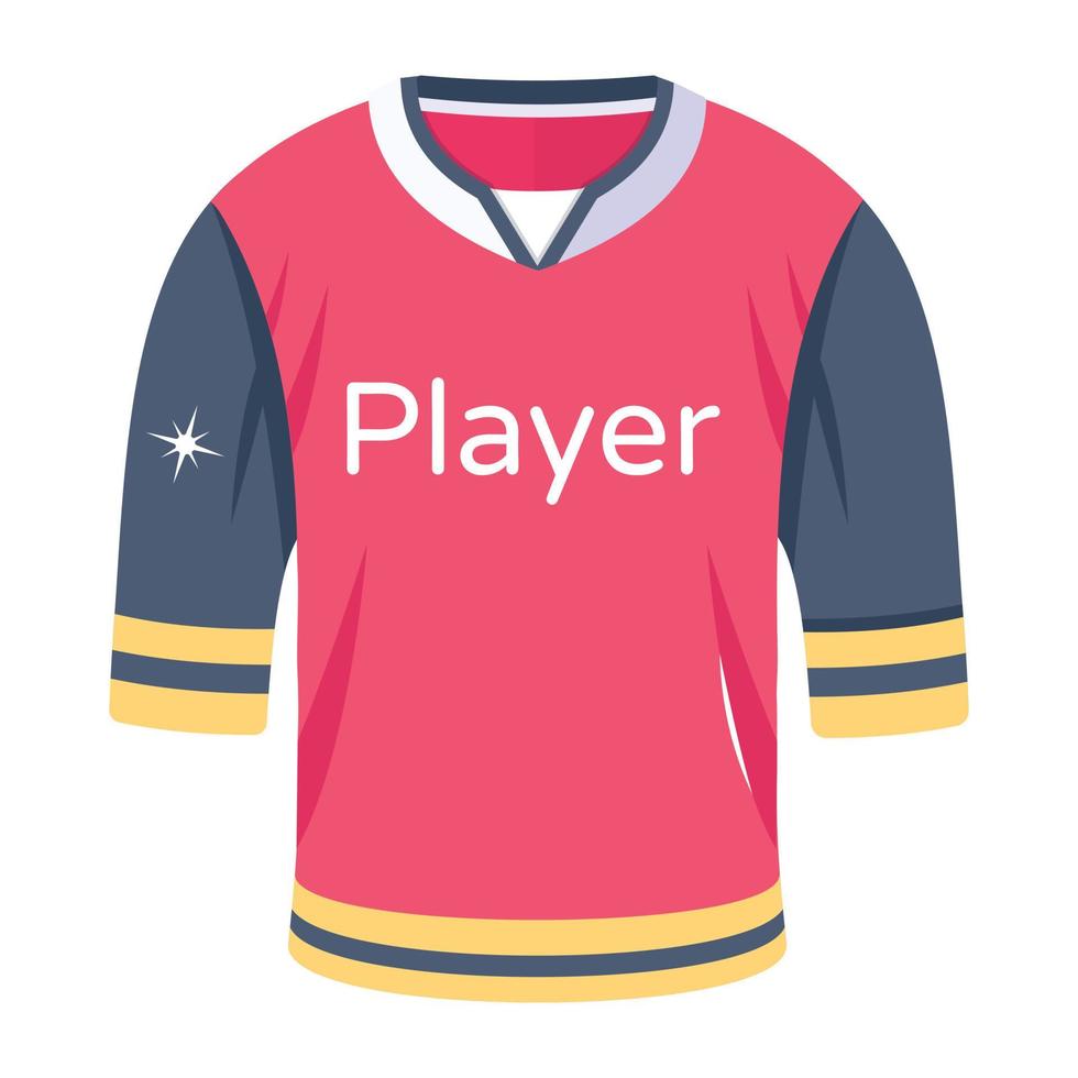 Trendy Hockey Jersey vector