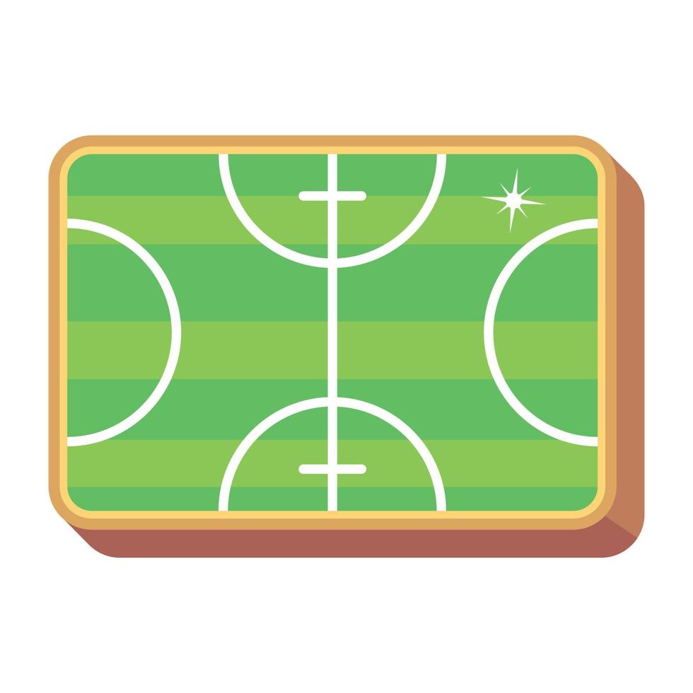 Trendy Playing Field vector