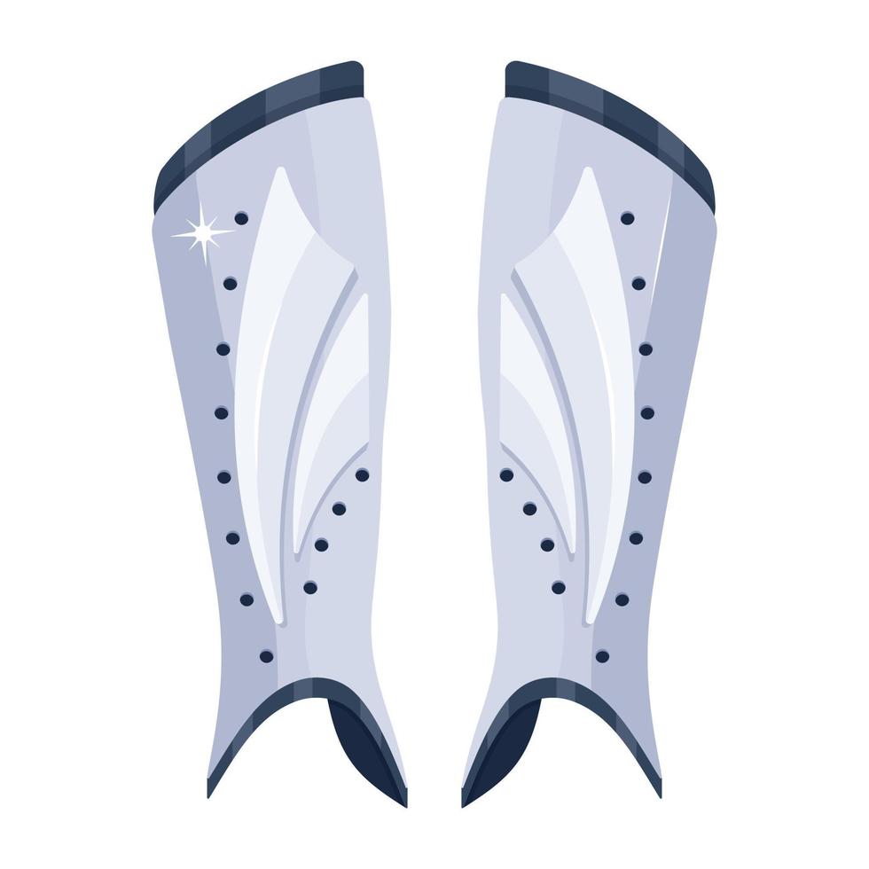 Trendy Shin Guards vector
